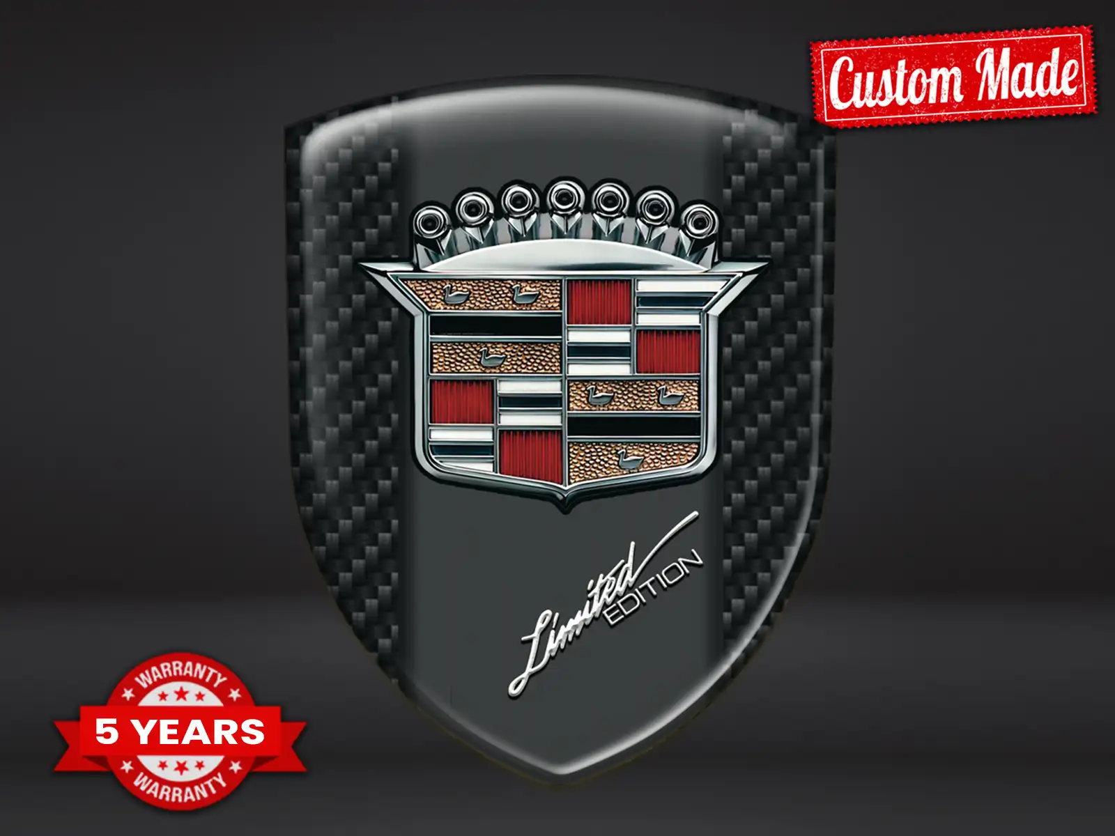 Cadillac Domes Sticker Premium Look Luxus Domes Stil